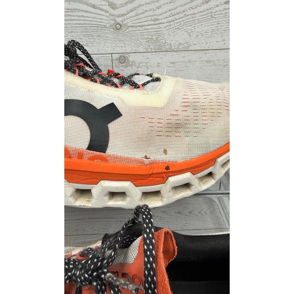 ON Cloudmonster Shoes Men’s Sz 13 Running Sneaker Undyed Flame READ #393 - Picture 3 of 9